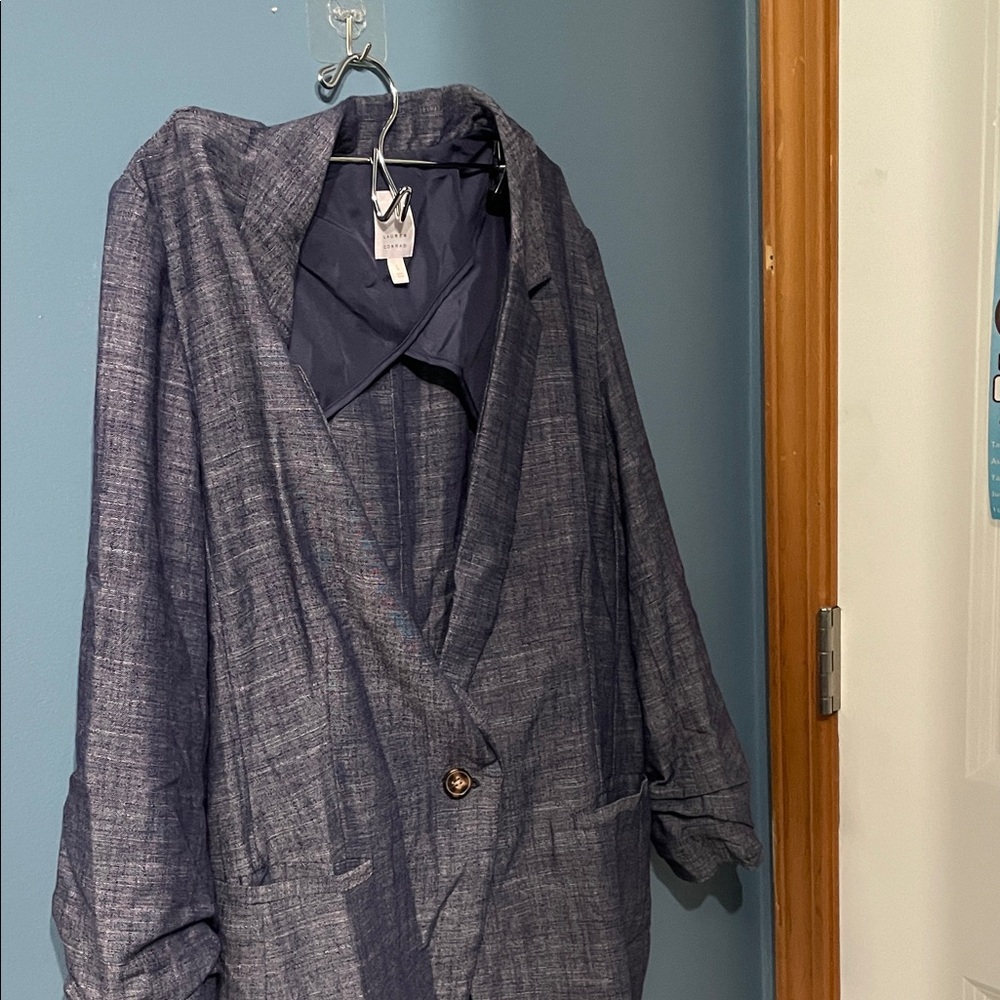 LC Lauren Conrad Navy Blazer